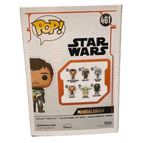 Funko Pop! Star Wars The Mandalorian With Grogu #461 Bobble-Head Vinyl Figure Co - Picture 3 of 6